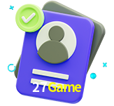 Tornar-se um membro do 27Game é muito simples